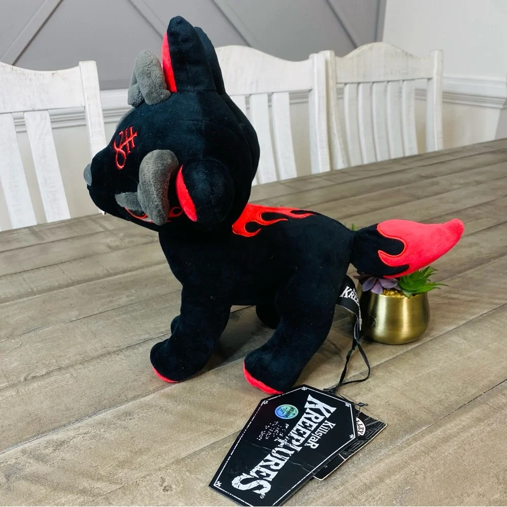 Killstar Kreepture -‎ Hellhound 2020 Two-Headed Dog Goth Stuffy Plush New